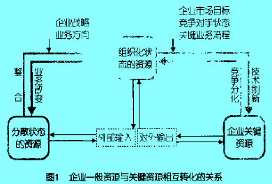 Image:图1企业一般资源和关键资源相互转化的关系.jpg