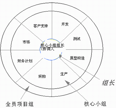 核心小组基本组织结构