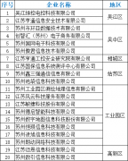电子游戏:苏州市第四批“共同推进ITSS”示范企业名单公示